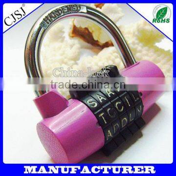Factory Wholesale TSA Luggage 5 Letter Number Combination Door Lock photo-2