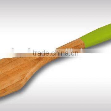 New Style Bamboo Shovel With Silicone Handle photo-1