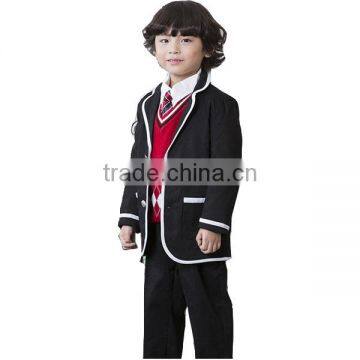 Cotton Plaid Kindergarten School Kids Uniform Design photo-5