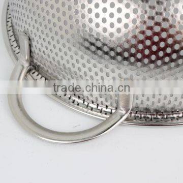 25.5cm 40.5cm Stainless Steel Colander With Two Handles for Rice / Fruit / Vegetable photo-5