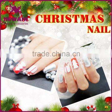 New Style Red Christmas Professional Artificial Nails photo-6