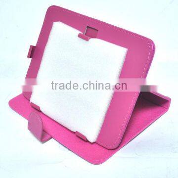 360 rotation PU leather tablet case for Ipad