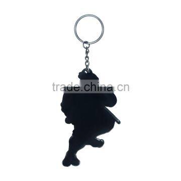 China Factory Wholesale Rubber Custom Decorating Pvc Silicone Keychain Keyring Gift photo-2