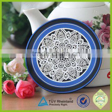 2016 newly coffee tea cup silicone round coasters