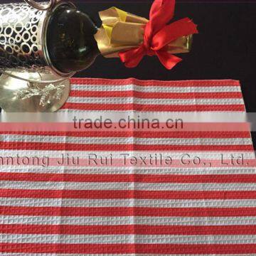 New Design Hotel Restaurant Victualing House , Dining Room 100% Cotton Waffle Stripe Dish Towels photo-2