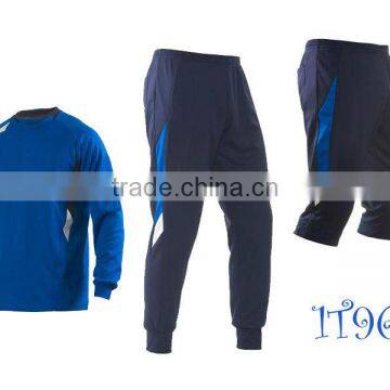 New arrival Training suits sweatshirts sportsuits soccer tacksuits jacket 3/4 knee pants running line