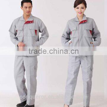 Worker Uniform Gray Color Cotton Blended Worker Uniform With High Quality photo-2