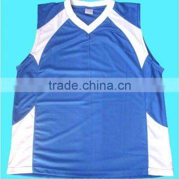 Cut work 100% Polyester Sports Basketball Jersey