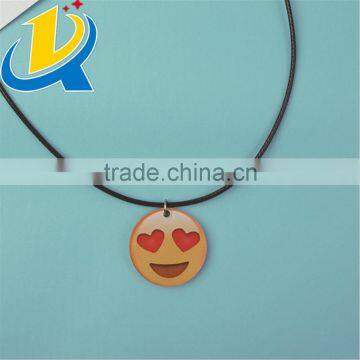 Custom Fancy Design Emoji Plastic Necklace for Best Friend photo-4