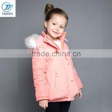 Children Clothes Girls Jacket With Hood Made of Fleece Fabric 2017 Latest Design photo-3