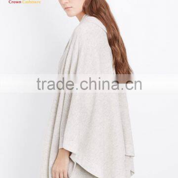 Ladies Knitting Pattern Hooded Knitted Sweater,Hooded Wool Crochet Poncho photo-2