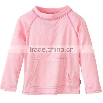 100% Polyester, Dry Fit, Children Boys Sweatshirt With Cangaru Pocket