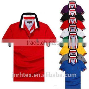High Quality Cotton Double Mercerized Polo Shirt China for Man photo-4