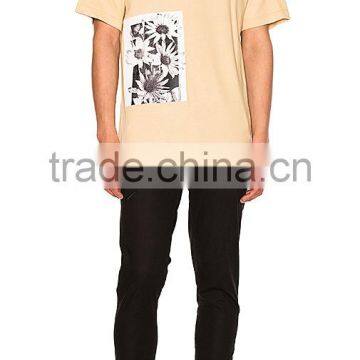 China Apparel Factory High Quality Soft Crew Neck Short Sleeve Mens Printing t Shirts photo-5