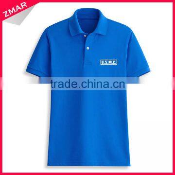 Classic Sport Uniform Design Wholesale Chinese Color Man White Collar T Shirt