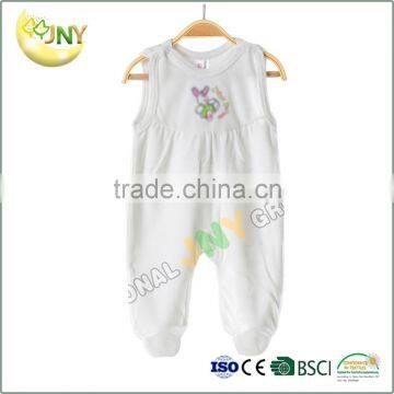 Lace Organic Cotton Baby Rompers Plain Wholesale Baby Clothes photo-3