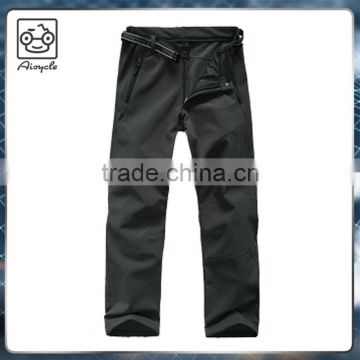 Windproof waterproof climbing softshell pants for men