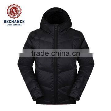 100% Nylon Wind Proof Black Men Jacket with hood