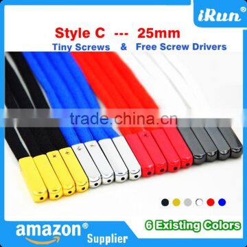 (MOQ:100pcs) Metal Screw on Aglet Lace Tips for Sneaker Shoes - Metal Aglets for Yeezy Shoelaces Tips DIY Replacement Screw on photo-6