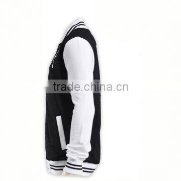 ISO 9001/BSCI High Quality Animal Wholesale Plain Black no Zipper Hoodie Jacket photo-4