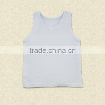 Wholesale High Quality 100% Cotton Newborn Baby Vest Top photo-3