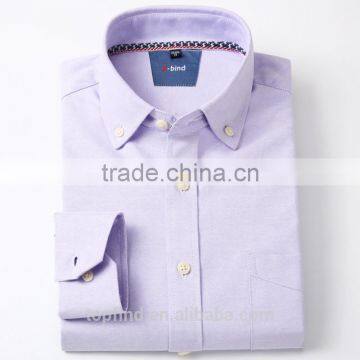 2016 Spring Season New Arrival Casual 50% Cotton Oxford Model Man Shirt for China Supplier photo-4