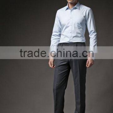 2014 Latest Style Cotton Mens Custom Dress Shirt, the Factory Price photo-3
