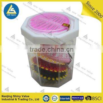 Octahedron Plastic Novelty Sewing Kit Box With Needle Case on the Top photo-2