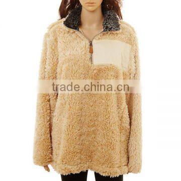 FACTORY Wholesale Quarter Zip Pullover photo-2