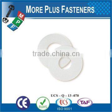 Made in Taiwan high quality plastic flat washer nylong washer spring washer