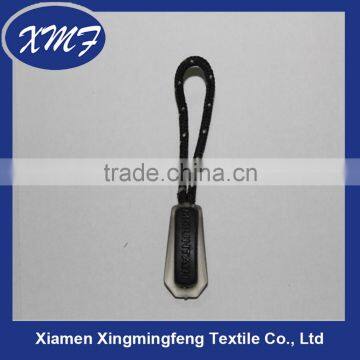 Plastic zipper puller for sport clothing