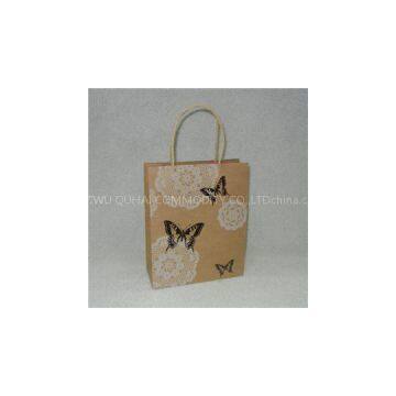 Kraft Paper Bag With Twisted Paper Handles