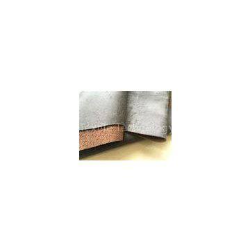 Hot Stamping Genuine Leather Fabric , 140cm Width Genuine Suede Fabric