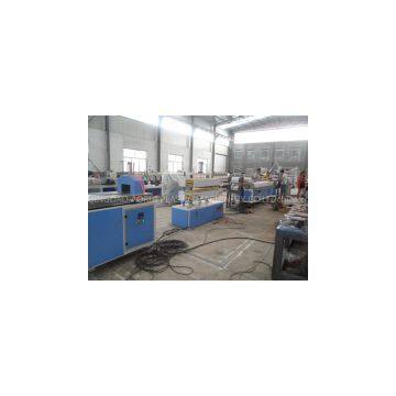 PLC control Double Screw Plastic Profile Extrusion Line 380V 50HZ