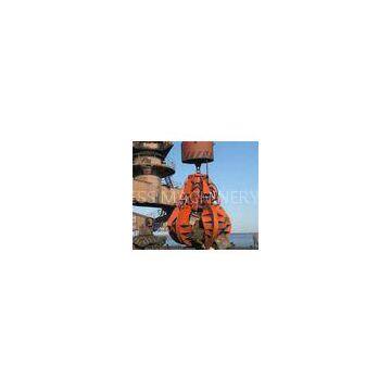 Steel Scrap Loading Motor Hydraulic Grab / Orange Peel Grabs 12 Ton CE Approved