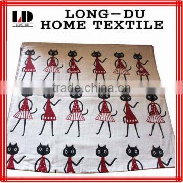 hot sale new design cartoon cat good quality bath towels