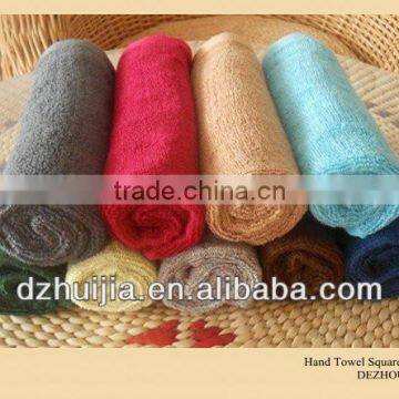 New Arrival Hot Sale Bamboo Cotton Square Hand Towel