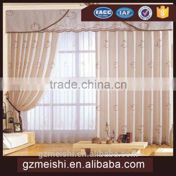 Colorful 100% polyester waterproof shivering printing window curtain