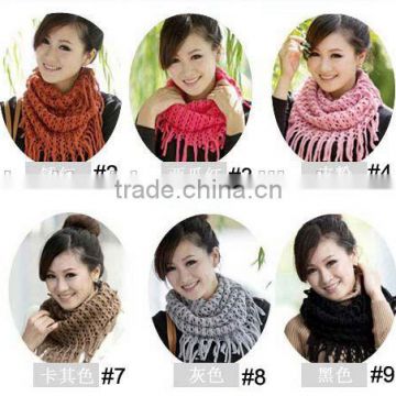 Female hand-knit scarf knit scarf 2015 for women warm infinity scarves