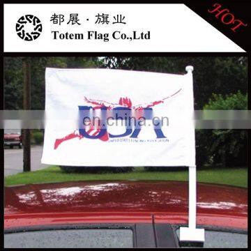 Hot Selling Custom Window Car Flag With Pole