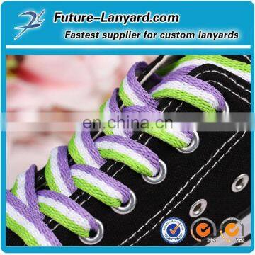 Polyester woven falt shoelaces shoe string