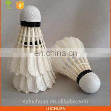 High Durability Nature White China Factory Badminton Shuttles