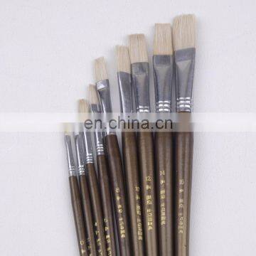 High Quality Bristle Painting Brush With Short Wooden Handle photo-2