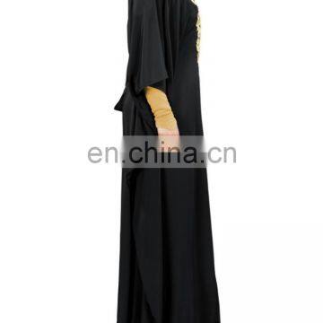 Beautiful Gown Long Muslin Dress Dubai Black Kaftan photo-2