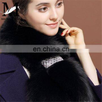 Hot Selling Popular Scarf Factory Price High Quality Genuine Fox Fur Shawl Fur