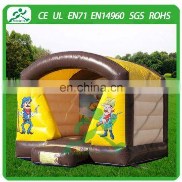 Indoor Mini Inflatable Western Cowboy Bouncy House With Roof photo-4