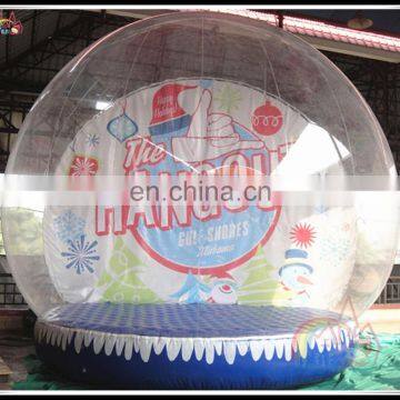 Manufacturer China Suppliers Inflatable Human Inside Giant Snowglobe Christmas Event Party Snowglobe