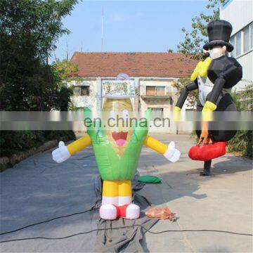 customized cartoon walking corn man/corn person model inflatable/crop inflatable costume