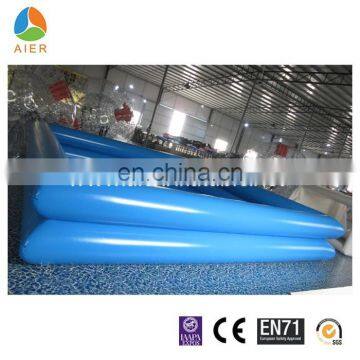 Double Tube Inflatable Pool, Inflatable Blue Awimming Pool for Water Park Equipment photo-2