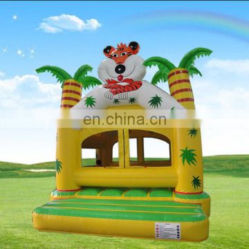 2017 high quality Attractive cartoon tiger inflatable jumping bouncer